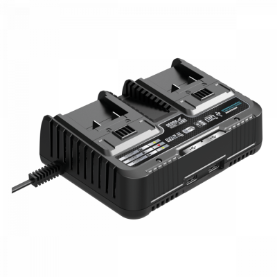 Carregador de bateria duplo DED7038V
