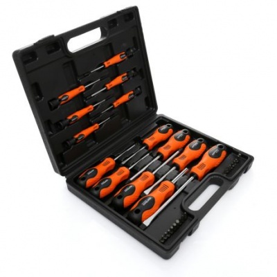 Conjunto de chaves de fenda e bits 32el. KD10902