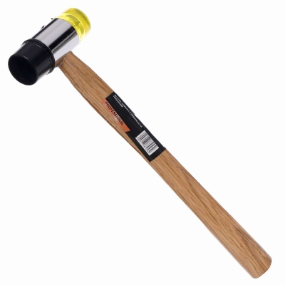 Martelo de borracha-plástico de 30 mm com cabo de madeira KD903