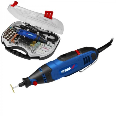 Mini moedor, moedor reto 135W - conjunto com acessórios 215 unid, mala, DED7944Z2