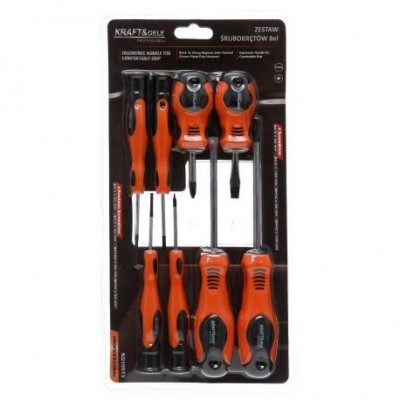 CONJUNTO CHAVES DE FENDAS 8 ELEMENTOS KD10913