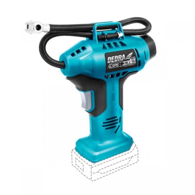 Compressor 18V, 11Bar S/Bateria/Carregador DED7078