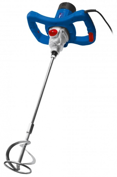 Misturador 1300W, 2 velocidades, 120mm, para argamassas, rebocos, colas, tintas e vernizes,  DED7927