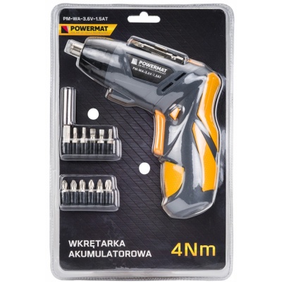 Chave de fenda sem fio - Chave de fenda  1.5Ah 3.6V (Blister) PM-WA-3.6V-1.5AT