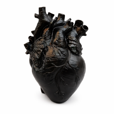 Vaso em forma de coração