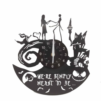 Relógio de parede em vinil - Nightmare Before Christmas (sem luz)