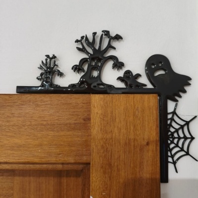 Halloween - Cantos decorativos para portas (com resina)