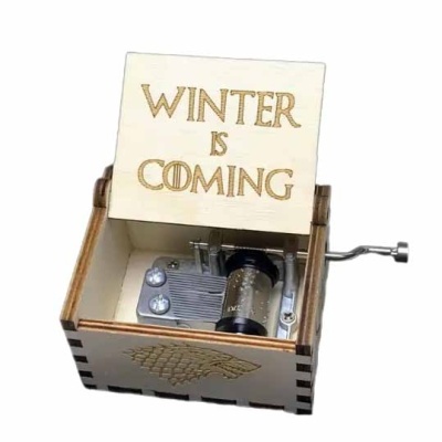 Caixa de Música de madeira - Game of Thrones