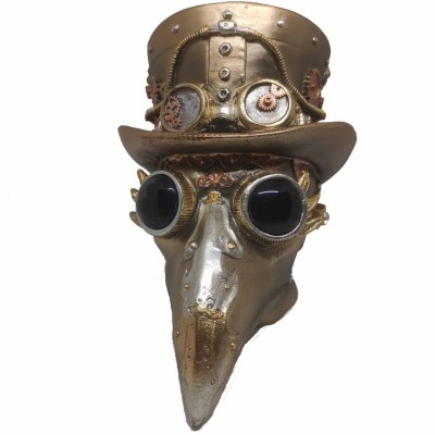 Caveira Médico da Peste, estilo Steampunk
