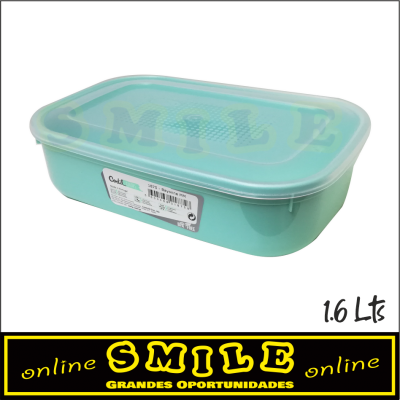 Caixa para Alimentos Verde Água - 1.6Lts - Bayonne MM