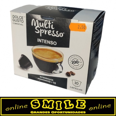 Cápsulas de Café Intenso MultiSpresso Comp. Dolce Gusto
