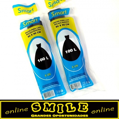Sacos para Lixo 100Lts - Conj. 2un