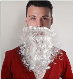 Barbas de Pai Natal (17x2.5x19cm)