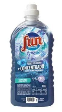 Detergente líquido concentrado FUN flores do oceano 1.35lt (30 doses)