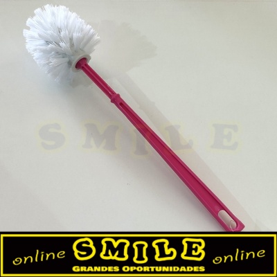 Piaçaba Plástico Simples Rosa