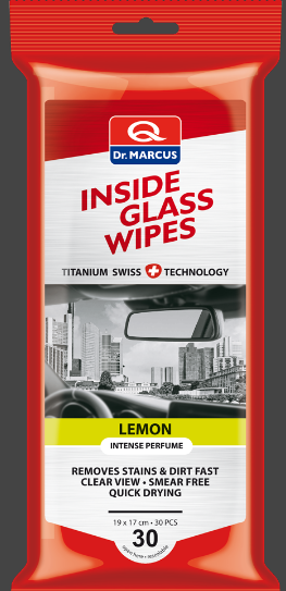 Toalhitas para vidro (interior) - Aroma limão