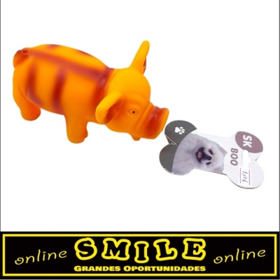 Porquinho que ronca para animais - cor Laranja