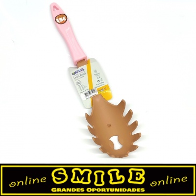 Colher para Esparguete em Nylon Cabo Rosa