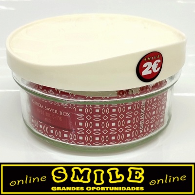 Taça em Vidro 415cc com Tampa Creme