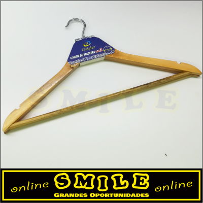 Conjunto de 2 Cabides de Madeira