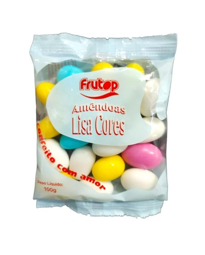 Amêndoas Lisa Cores 100g