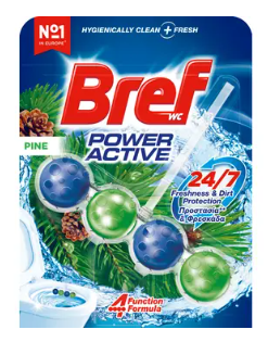 Bref wc pinho power activ  - 4 bolas para sanita