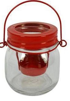 Castiçal para tealight em vidro (9x8cm)