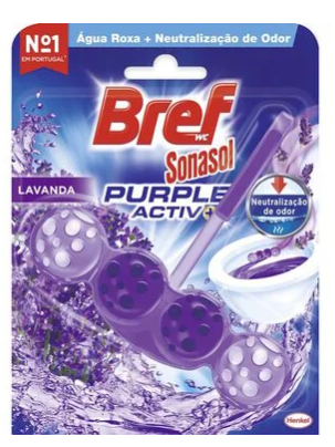 Bref wc sonasol lavanda power activ  - 4 bolas para sanita