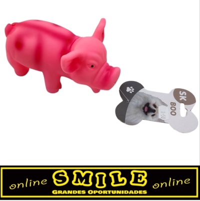 Porquinho que ronca para animais - cor Rosa