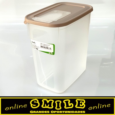 Caixa plástica Bayonne VRT c/ dispensador e medidor / Creme