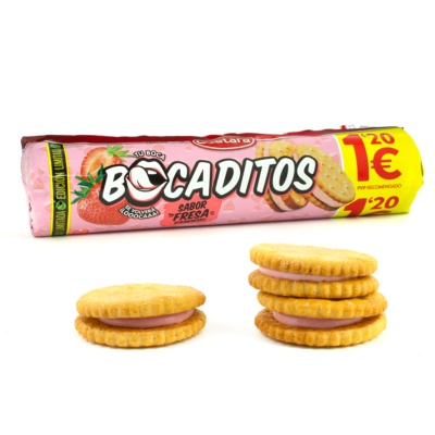 Bocaditos de morango "Cuétara" (edição limitada)