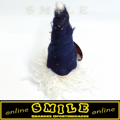 Boneco de Natal c/ Barbas Azul