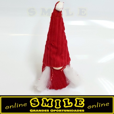 Boneco de Natal c/ Tranças Vernelho
