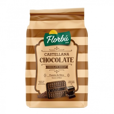 Bolachas Castellanas de chocolate "Florbú"