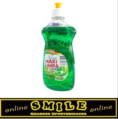 Detergente para lavar a loiça Maçã 500ml Maxi Limpa