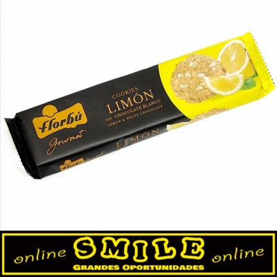 Cookies Gourmet Limón con Chocolate Branco - Florbú