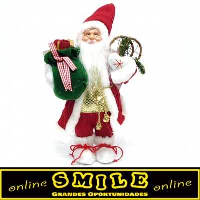 Pai Natal Vermelho 30cm