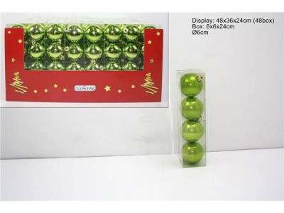 Pack de 4 bolas amarelas esverdeadas