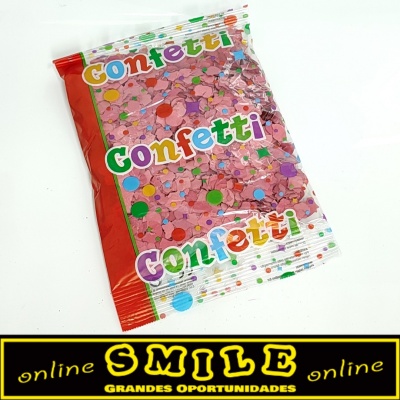 Confetis / Papelinhos Rosa x2