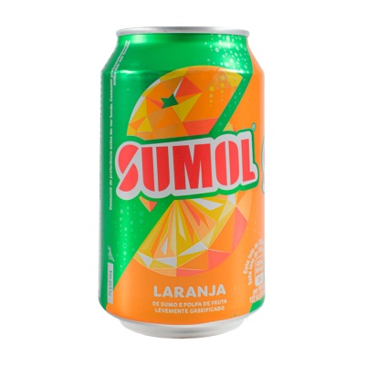Sumol de laranja em lata 330ml - Pack 2un