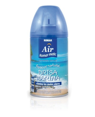 Recarga Ambientadora em spray Brisa Marinha Romar 250ml