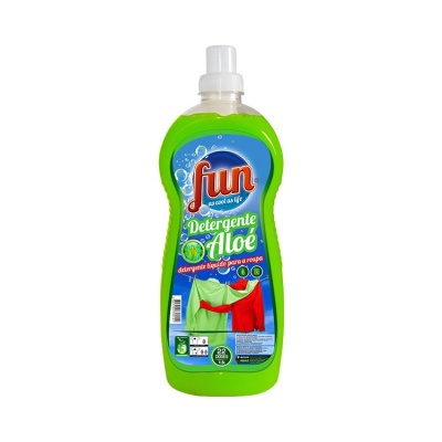 Detergente líquido para lavagem de roupa FUN Aloe Vera 1.6lt