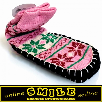 Meia com Sola Antiderrapante CORES SOB CONSULTA