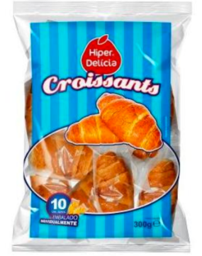 Croissants Hiper Delícia - 10un