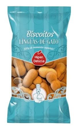 Línguas de gato Hiper Delícia 200gr
