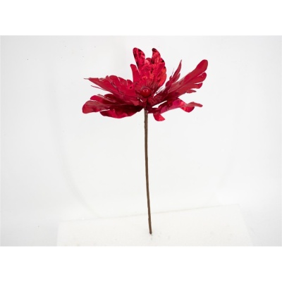 Flor de Natal vermelha (24cm)