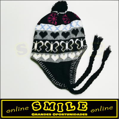 Gorro com tranças - Negro