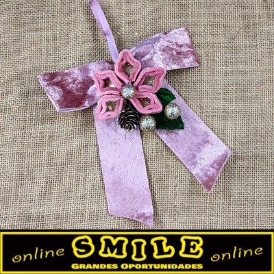 Laçarote de Natal Rosa Velho