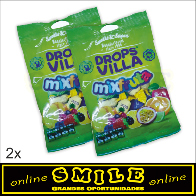 Rebuçados Sabor Frutas Recheadas x2