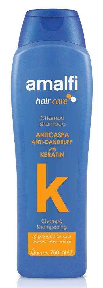Champôo Amalfi anti-caspa keratina 750ml